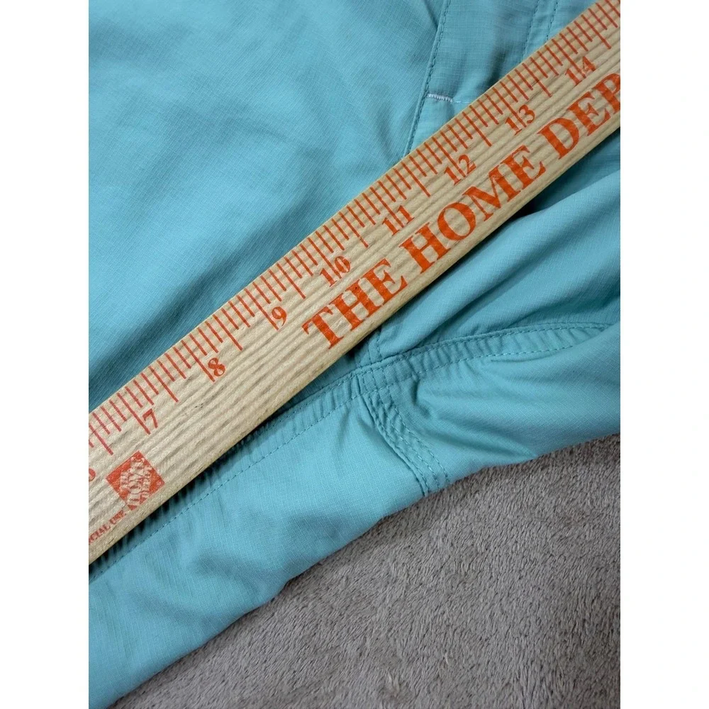 Howler Brothers Horizon Hybrid Shorts Mens 31 Aqua BlueNylon Ripstop Fishing EUC